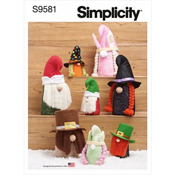 Simplicity 9581 - Hjemmedekorasjon - Jul