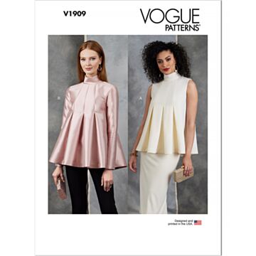 Vogue Patterns 1909 - Topp Bluse - Dame