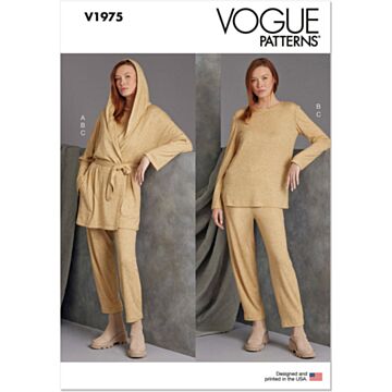 Vogue Patterns V1975 - Bukse Genser - Dame - Casual