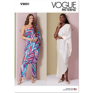Vogue Patterns 2021 - Kjole Bukse Tunika - Dame