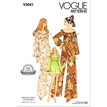 Vogue Patterns 2041 - Buksedrakter Vintage - Dame