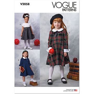 Vogue Patterns 2058 - Kjole - Jente