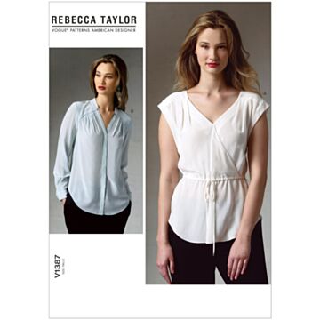 Vogue Patterns 1387 - Topp - Dame - Design: Rebecca Taylor