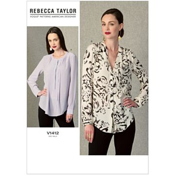 Vogue Patterns 1412 - Topp - Dame - Design: Rebecca Taylor