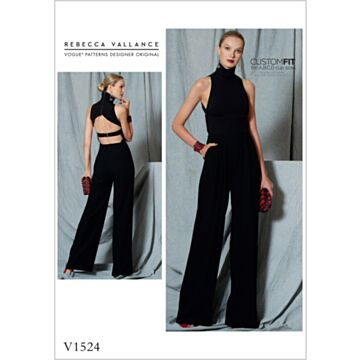 Vogue Patterns 1524 - Buksedrakter - Dame - Design: Rebecca Vallance