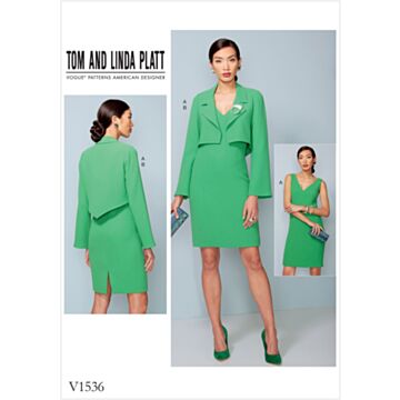 Vogue Patterns 1536 - Jakke - Dame - Design: Tom and Linda Platt