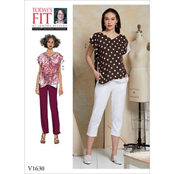 Vogue Patterns 1630 - Topp Bukse - Dame