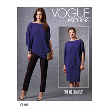 Vogue Patterns 1665 - Topp Bukse Skjørt Coordinates - Dame
