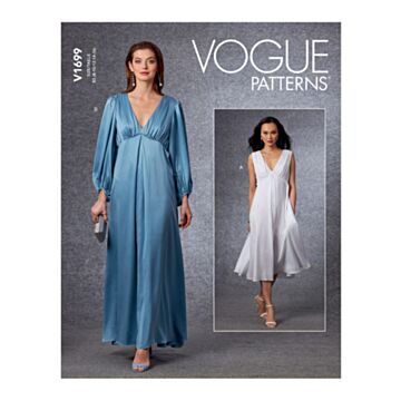 Vogue Patterns 1699 - Kjole - Dame
