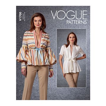 Vogue Patterns 1700 - Topp Bluse - Dame