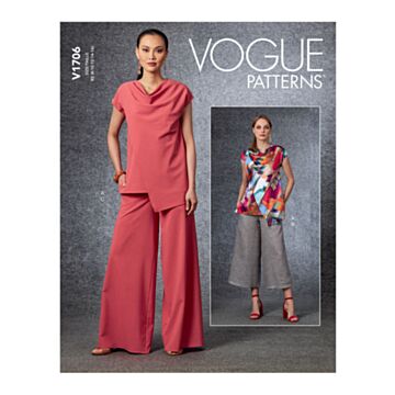 Vogue Patterns 1706 - Topp Bukse - Dame