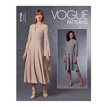 Vogue Patterns 1724 - Kjole - Dame