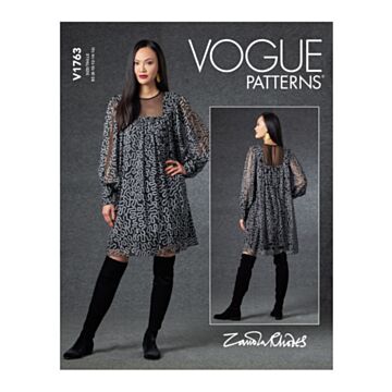 Vogue Patterns 1763 - Kjole - Dame