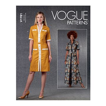 Vogue Patterns 1781 - Kjole - Dame