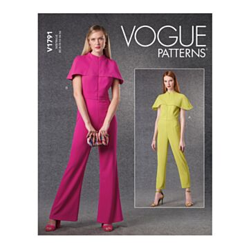 Vogue Patterns 1791 - Buksedrakter - Dame
