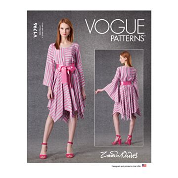 Vogue Patterns 1796 - Kjole - Dame