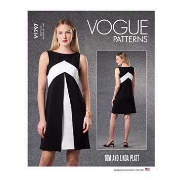 Vogue Patterns 1797 - Kjole - Dame