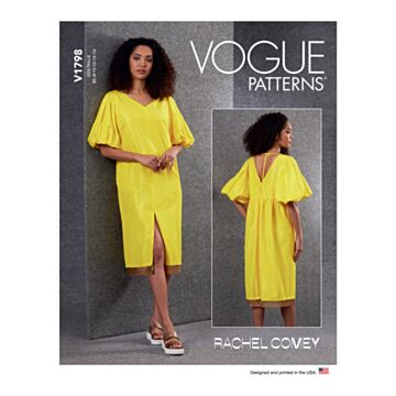 Vogue Patterns 1798 - Kjole - Dame