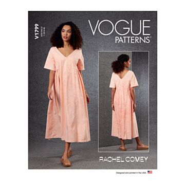 Vogue Patterns 1799 - Kjole - Dame