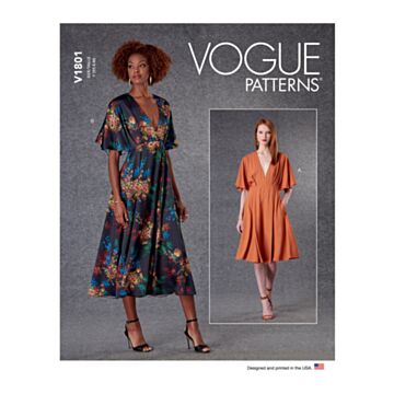 Vogue Patterns 1801 - Kjole - Dame