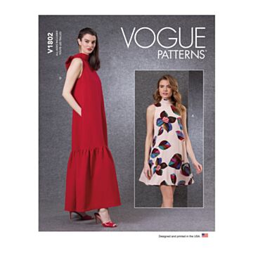 Vogue Patterns 1802 - Kjole - Dame