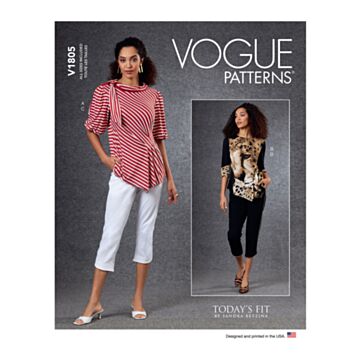 Vogue Patterns 1805 - Topp Bukse - Dame