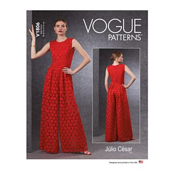 Vogue Patterns 1806 - Buksedrakter - Dame