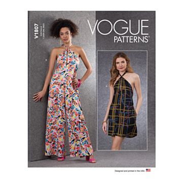 Vogue Patterns 1807 - Buksedrakter - Dame