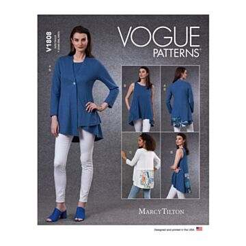 Vogue Patterns 1808 - Topp - Dame