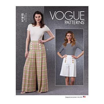 Vogue Patterns 1815 - Bukse - Dame