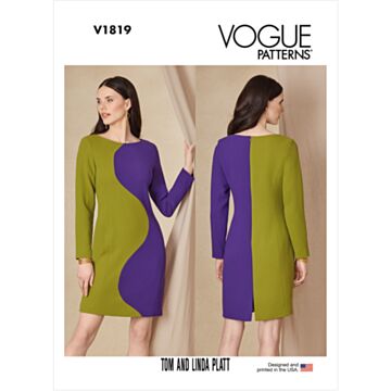 Vogue Patterns 1819 - Kjole - Dame