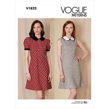 Vogue Patterns 1822 - Kjole - Dame