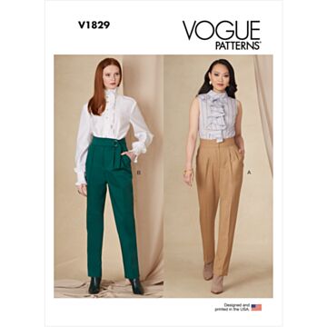 Vogue Patterns 1829 - Bukse - Dame