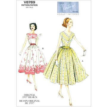 Vogue Patterns 8789 - Vintage - Dame