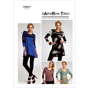 Vogue Patterns 8817 - Topp - Dame