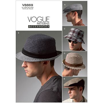 Vogue Patterns 8869 - Hatt Tilbehør