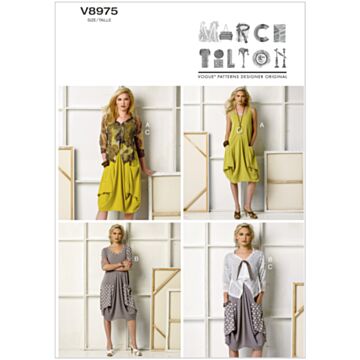 Vogue Patterns 8975 - Jakke Kjole - Dame