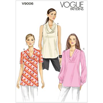 Vogue Patterns 9006 - Topp - Dame