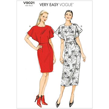 Vogue Patterns 9021 - Kjole - Dame