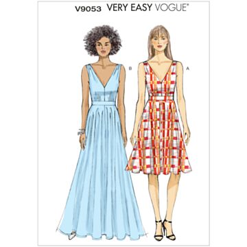 Vogue Patterns 9053 - Kjole - Dame