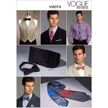 Vogue Patterns 9073 - Vester - Herre - Tilbehør