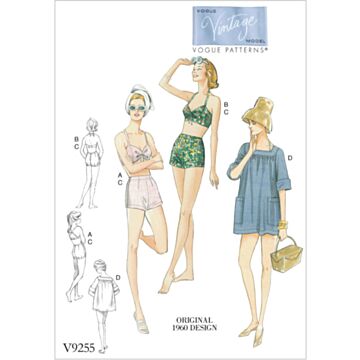 Vogue Patterns 9255- Vintage - Dame