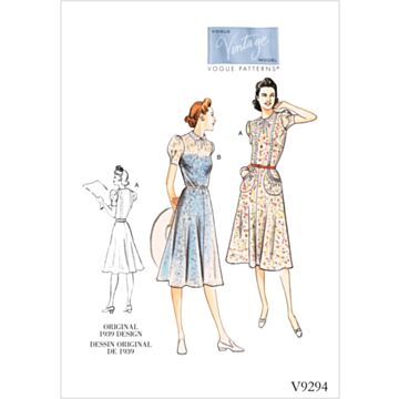 Vogue Patterns 9294- Vintage - Dame