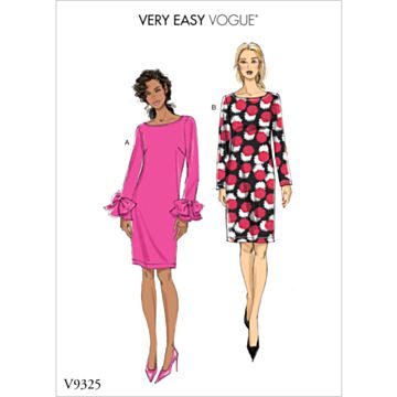Vogue Patterns 9325 - Kjole - Dame