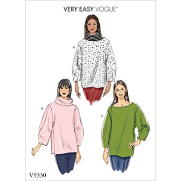 Vogue Patterns 9330 - Topp - Dame