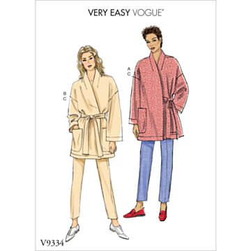 Vogue Patterns 9334 - Jakke Bukse - Dame
