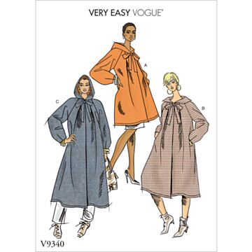 Vogue Patterns 9340 - Frakk - Dame