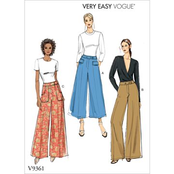 Vogue Patterns 9361 - Bukse - Dame