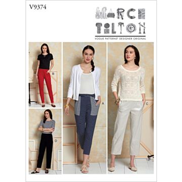 Vogue Patterns 9374 - Bukse - Dame