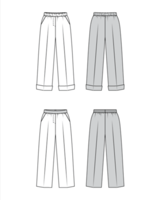 Burda 5778 - Bukse - Dame